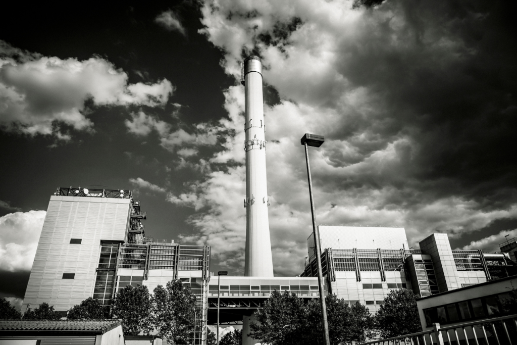 Instalacja przemysłowa produkująca energię z odpadów